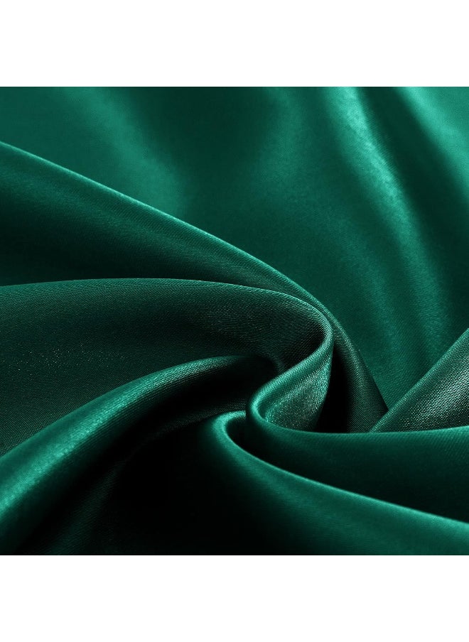 Homiest 4pcs Satin Sheets Set Luxury Silky Satin Bedding Set with Deep Pocket