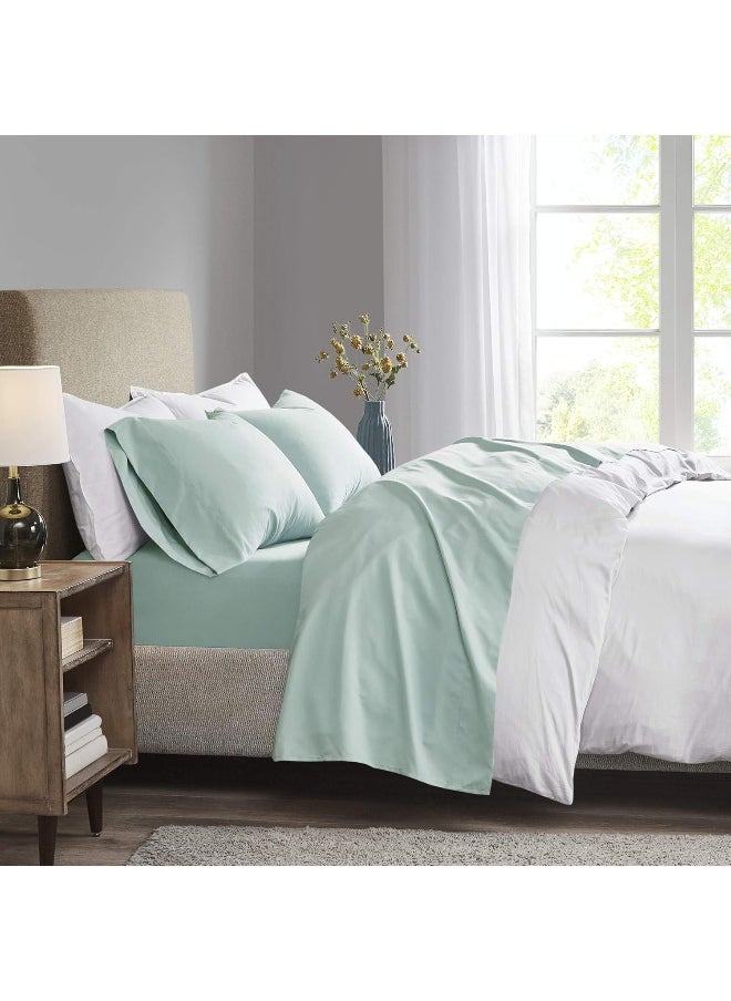 Madison Park 3M Microcell Bed Sheet Set Color Fast, Wrinkle and Stain Resistant, Soft Sheets with 16