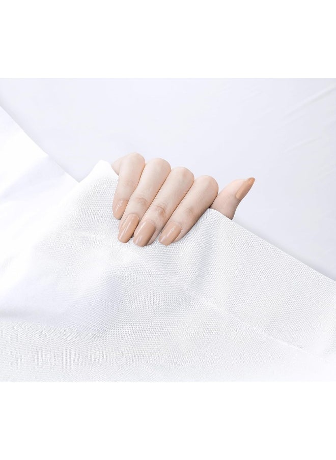 Utopia Bedding Flat Sheets - Pack of 6 - Soft Brushed Microfiber Fabric - Shrinkage & Fade Resistant Top Sheets - Easy Care (Twin, White)