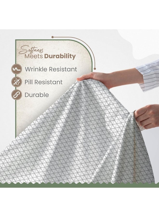Martex EcoPure Comfort Wash Sheet Set, Full, Charcoal