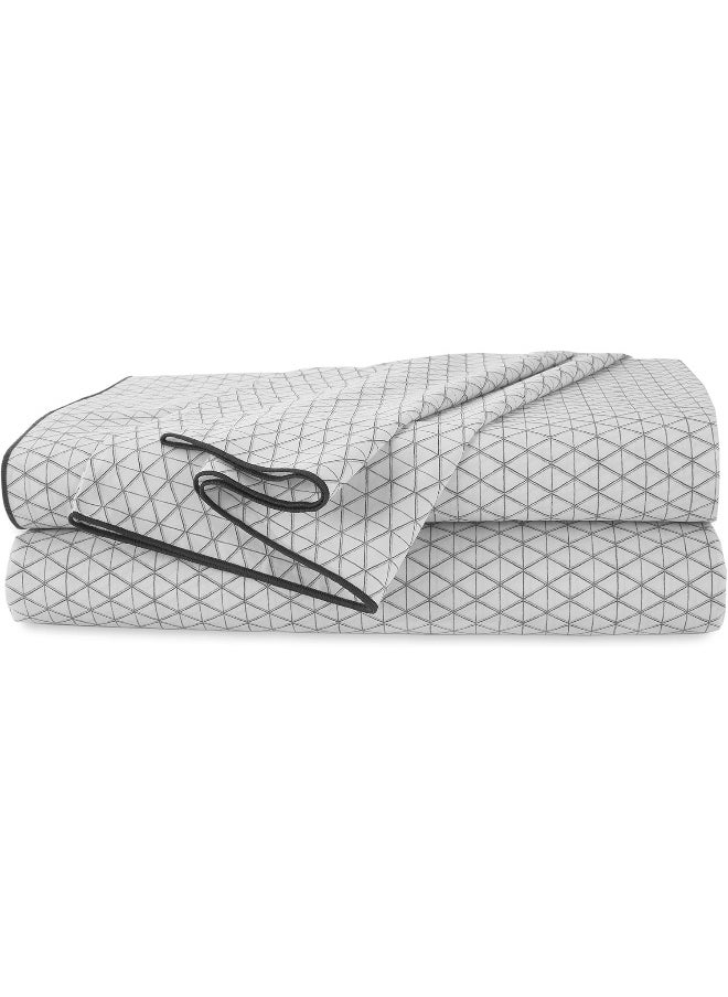 Martex EcoPure Comfort Wash Sheet Set, Full, Charcoal