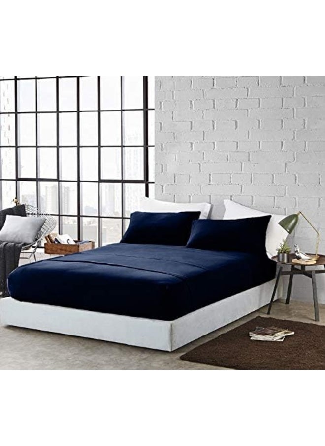 DAN RIVER California King Jersey Sheet Set