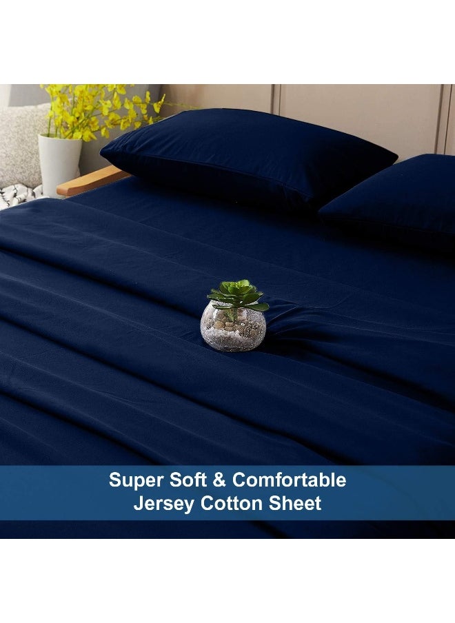 DAN RIVER California King Jersey Sheet Set