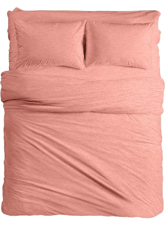 U.S. Polo Assn. All Season, Soft and Cozy T-Shirt Material, 1800 Thread Count 4-Piece Cotton Rich Jersey Sheet Set