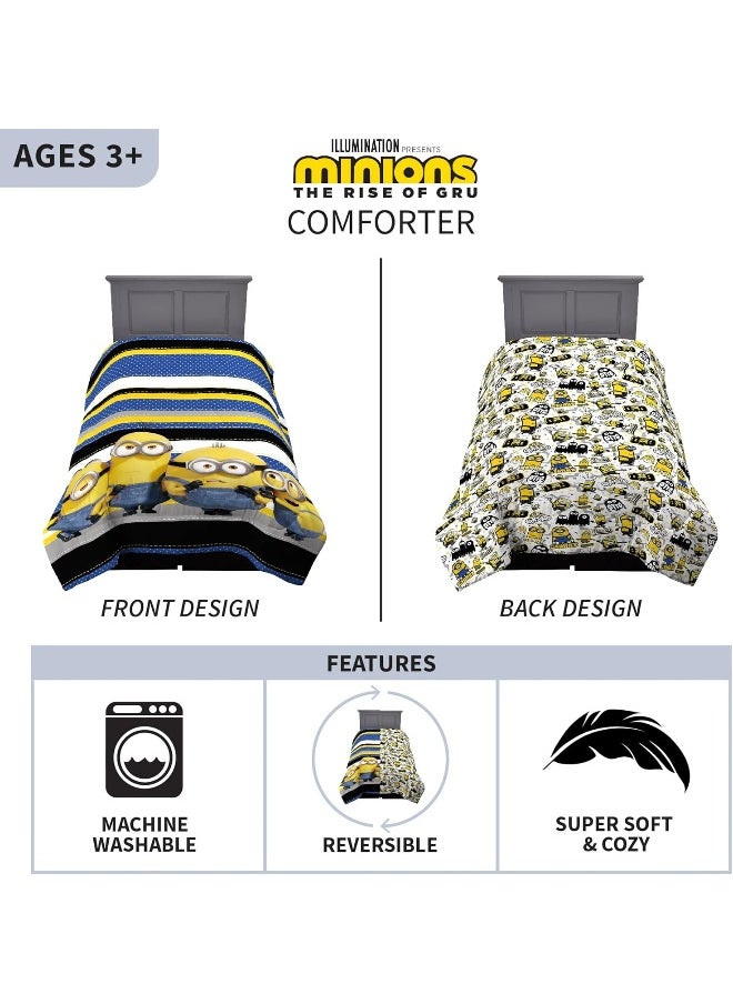 Franco Kids Bedding Super Soft Reversible Comforter, Twin/Full Size 72
