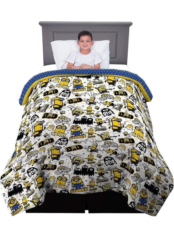 Franco Kids Bedding Super Soft Reversible Comforter, Twin/Full Size 72
