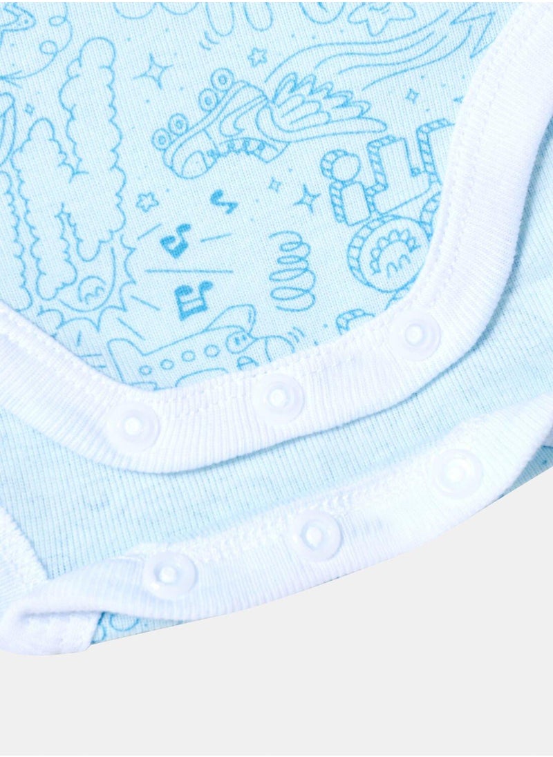 Kids' Adventure Doodle Bodysuit Box 3-Piece Set