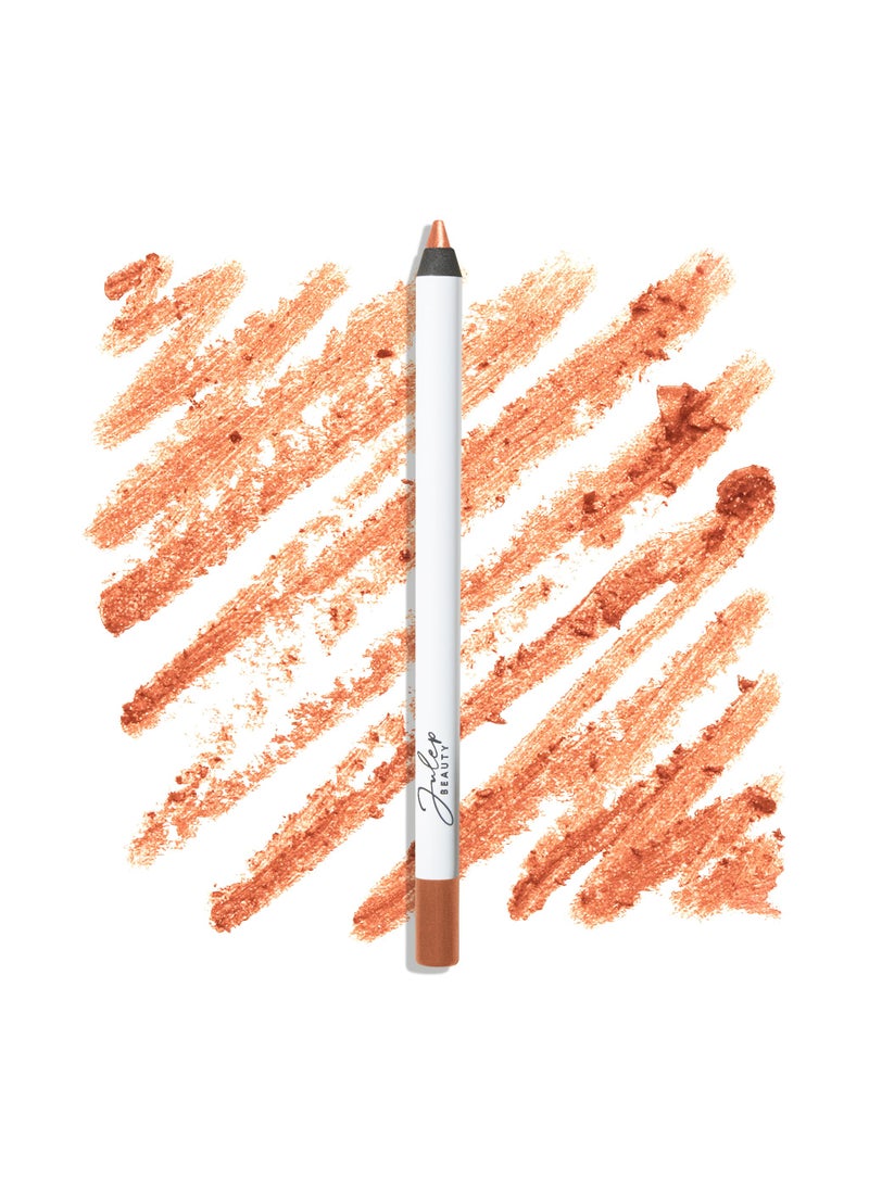 Julep When Pencil Met Gel Sharpenable MultiUse Longwear Eyeliner Pencil  Tangerine Shimmer  TransferProof  High Performance Liner