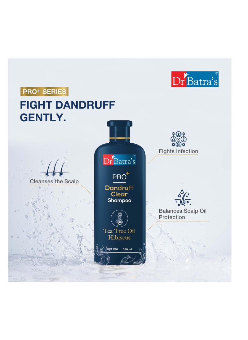 Dr Batra's PRO Dandruff Clear Shampoo Paraben Sulphate Free Anti Dandruff Best Product 350 ML