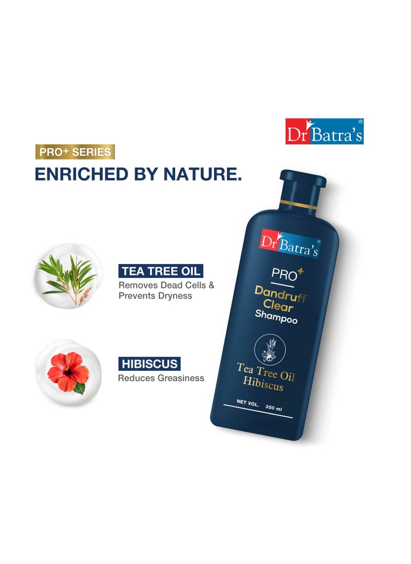 Dr Batra's PRO Dandruff Clear Shampoo Paraben Sulphate Free Anti Dandruff Best Product 350 ML