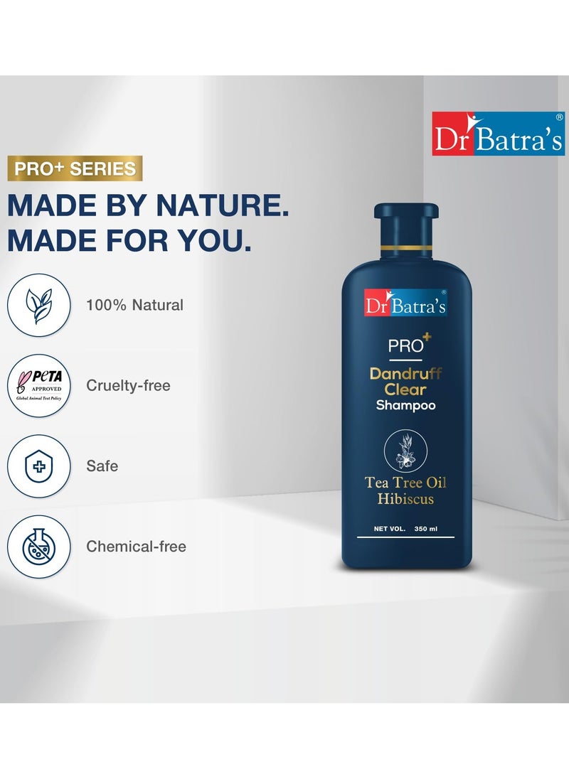 Dr Batra's PRO Dandruff Clear Shampoo Paraben Sulphate Free Anti Dandruff Best Product 350 ML