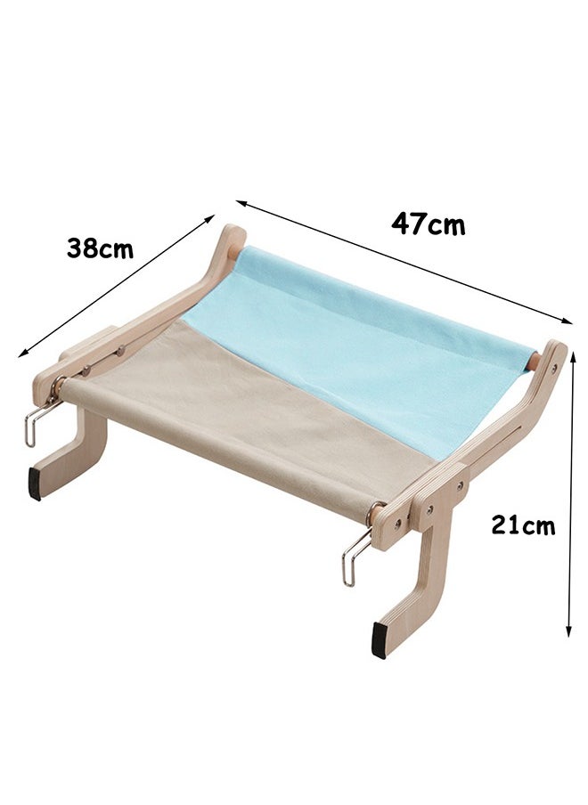 Cat Window Perch Cat Window Hammock Seat for Indoor Cats Sturdy Adjustable Durable Steady Cat Bed Providing All-Around Sunbath Space Saving Washable Holds Up to 18kg