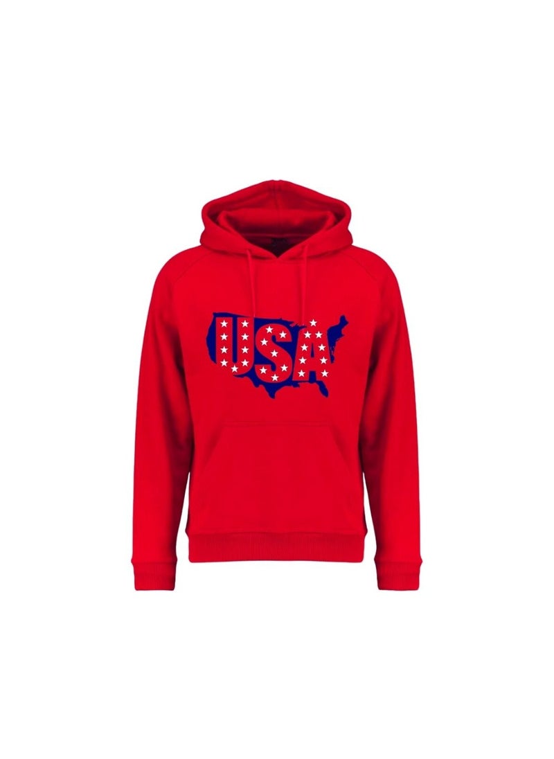 USA Printed Women's Hoodies–Full Sleeve,Soft Cotton Fabric|Comfortable&Stylish|Casual Hoodies For Everyday Wear|Hoodies For Women