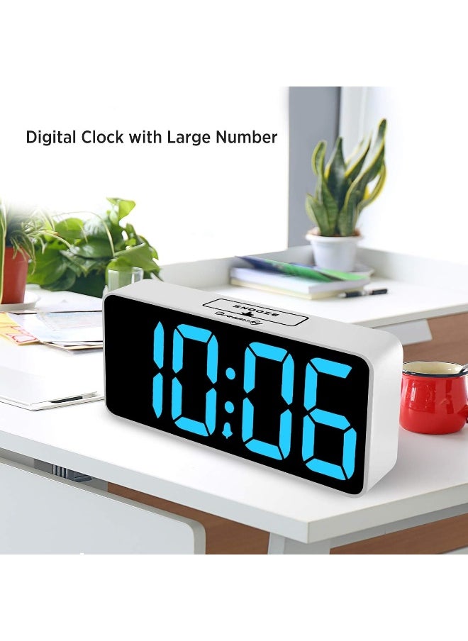 DreamSky Large Digital Alarm Clock Big Numbers for Seniors & Visually Impaired