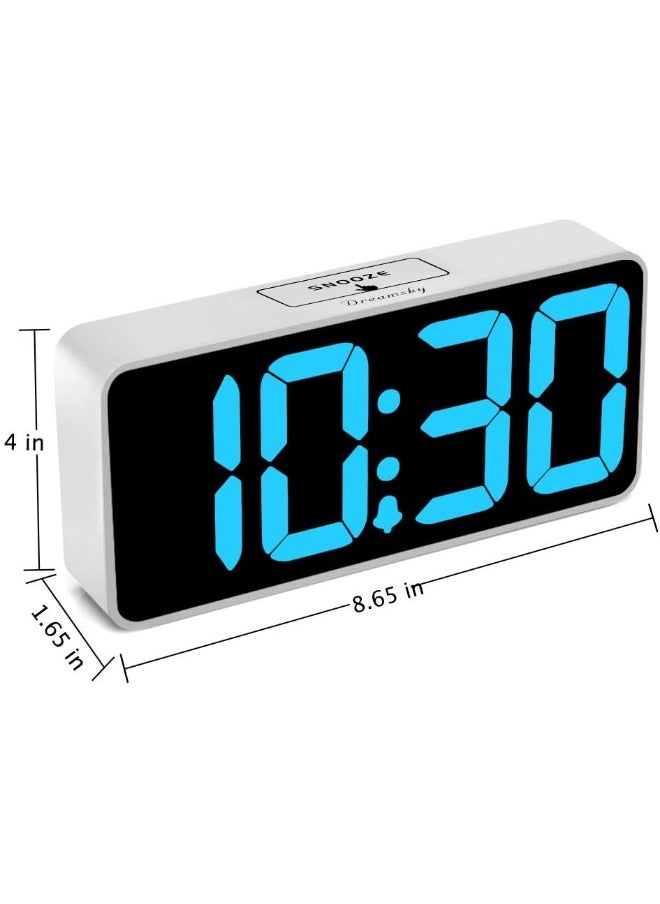 DreamSky Large Digital Alarm Clock Big Numbers for Seniors & Visually Impaired