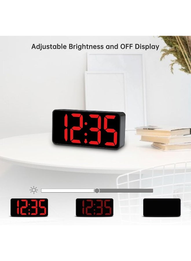 DreamSky Compact Digital Alarm Clock with USB Port for Charging