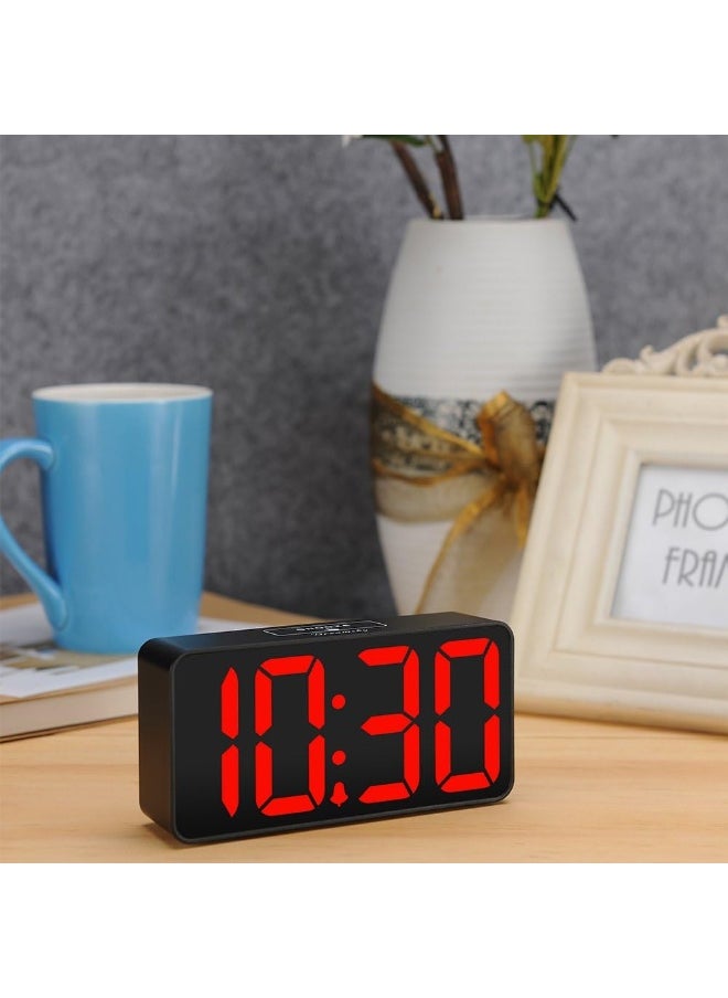 DreamSky Compact Digital Alarm Clock with USB Port for Charging