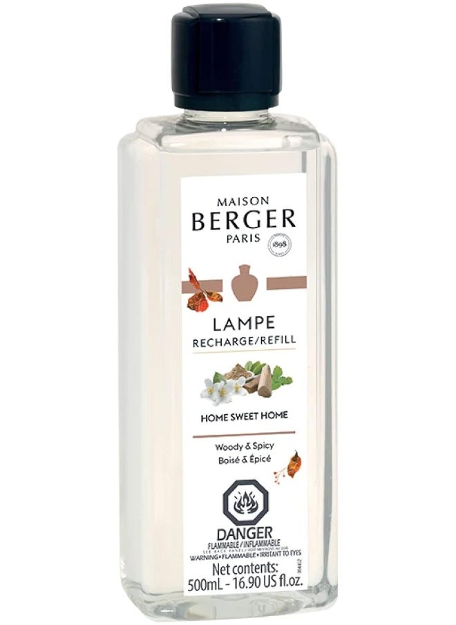 MAISON BERGER Home Sweet Home - Lampe Fragrance Refill for Home Fragrance Oil Diffuser - 16.9 Fluid Ounces - 500 milliliters