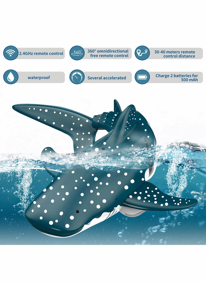 Remote Control Shark Toy 2.4GHz High Simulation Shark Toys