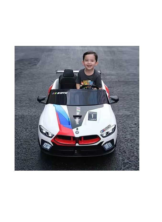 StopShop - Kids Ride-On Electric Car - 12V, Racing Style