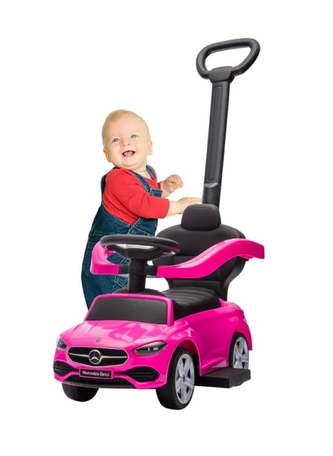 Officially Licensed Kids Ride On Push Car With Best Gift Fo Kids-Pink