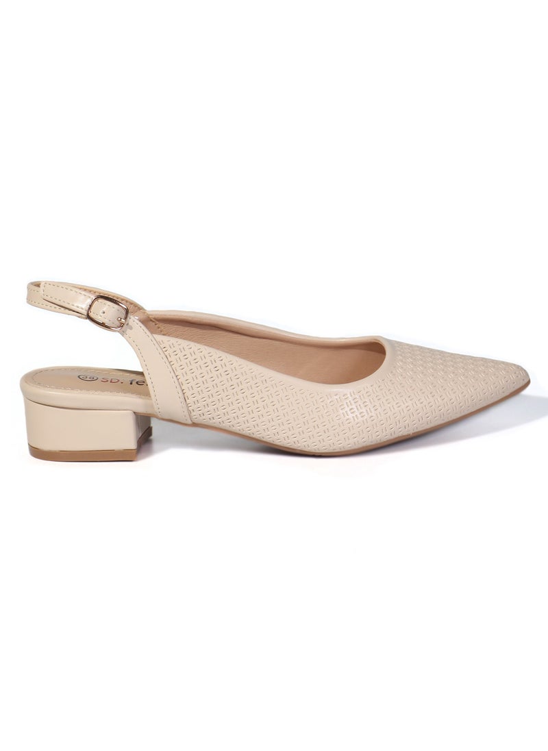 SD Felano Women's Kitten Heels - Premium Quality High Heels Pumps for Women, Comfortable Slip-On Dress Shoes with Cushioned Insole, Stylish Low Heels for Weddings, and Casual Wear