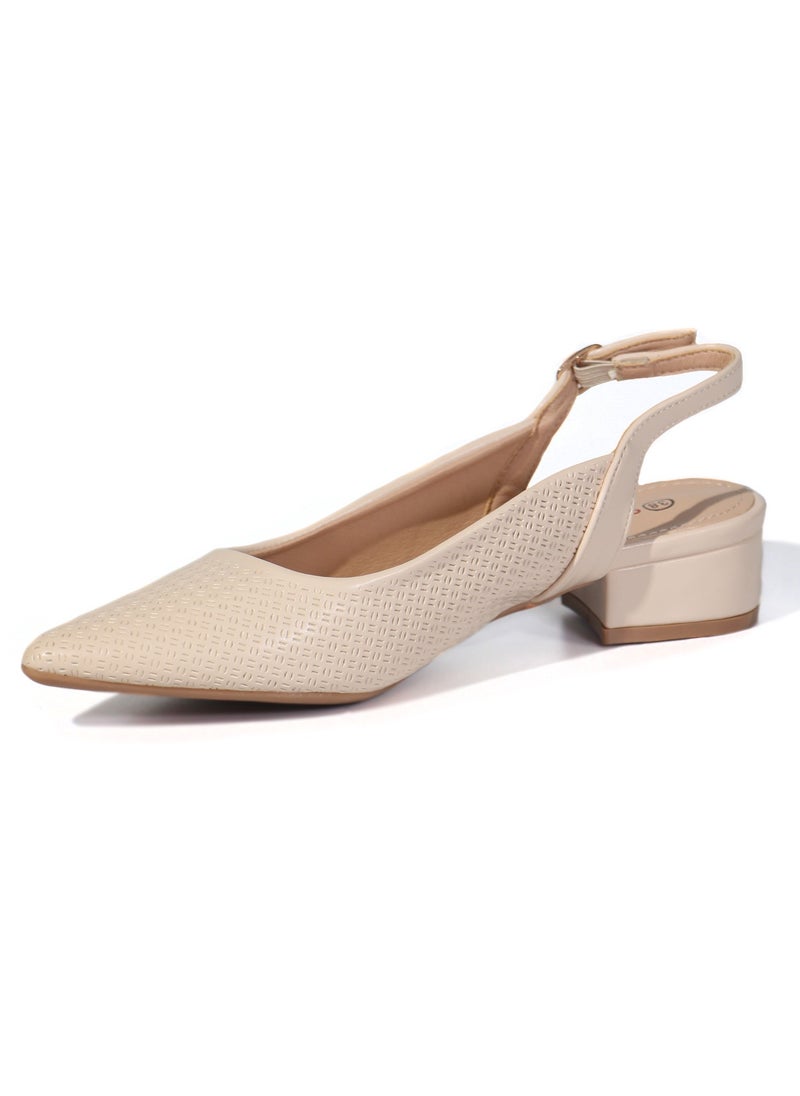 SD Felano Women's Kitten Heels - Premium Quality High Heels Pumps for Women, Comfortable Slip-On Dress Shoes with Cushioned Insole, Stylish Low Heels for Weddings, and Casual Wear