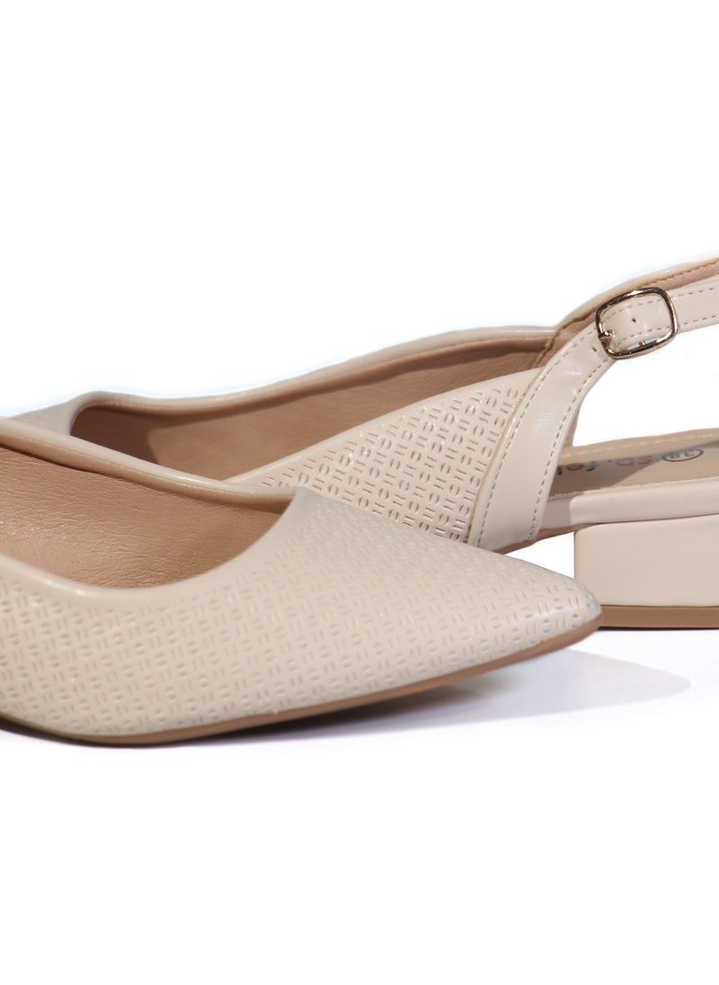 SD Felano Women's Kitten Heels - Premium Quality High Heels Pumps for Women, Comfortable Slip-On Dress Shoes with Cushioned Insole, Stylish Low Heels for Weddings, and Casual Wear