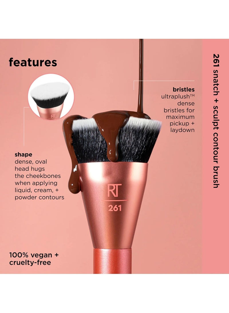 Snatch + Sculpt Contour Makeup Brush Pink