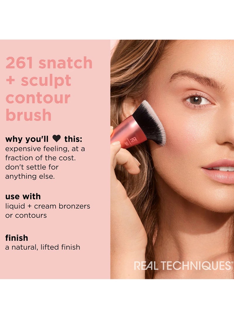 Snatch + Sculpt Contour Makeup Brush Pink