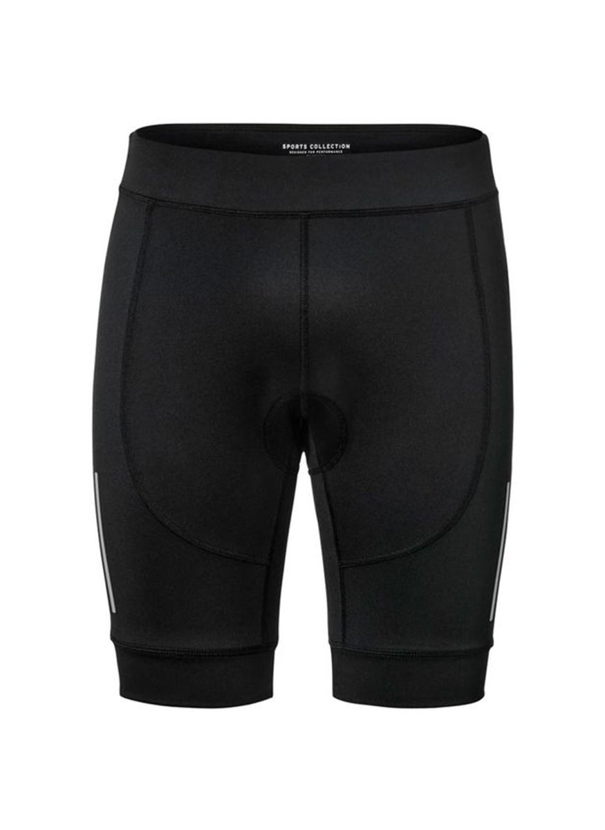 Men Sportswear Fit Cycling Shorts, Black