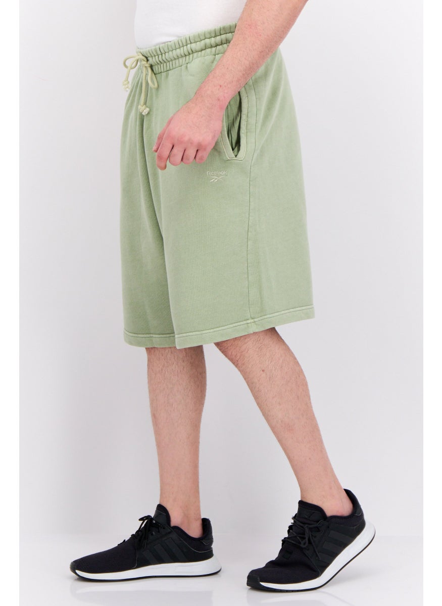 Men Sportswear Fit Outdoor Shorts, Mint Green