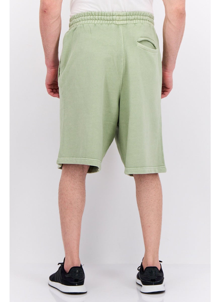 Men Sportswear Fit Outdoor Shorts, Mint Green