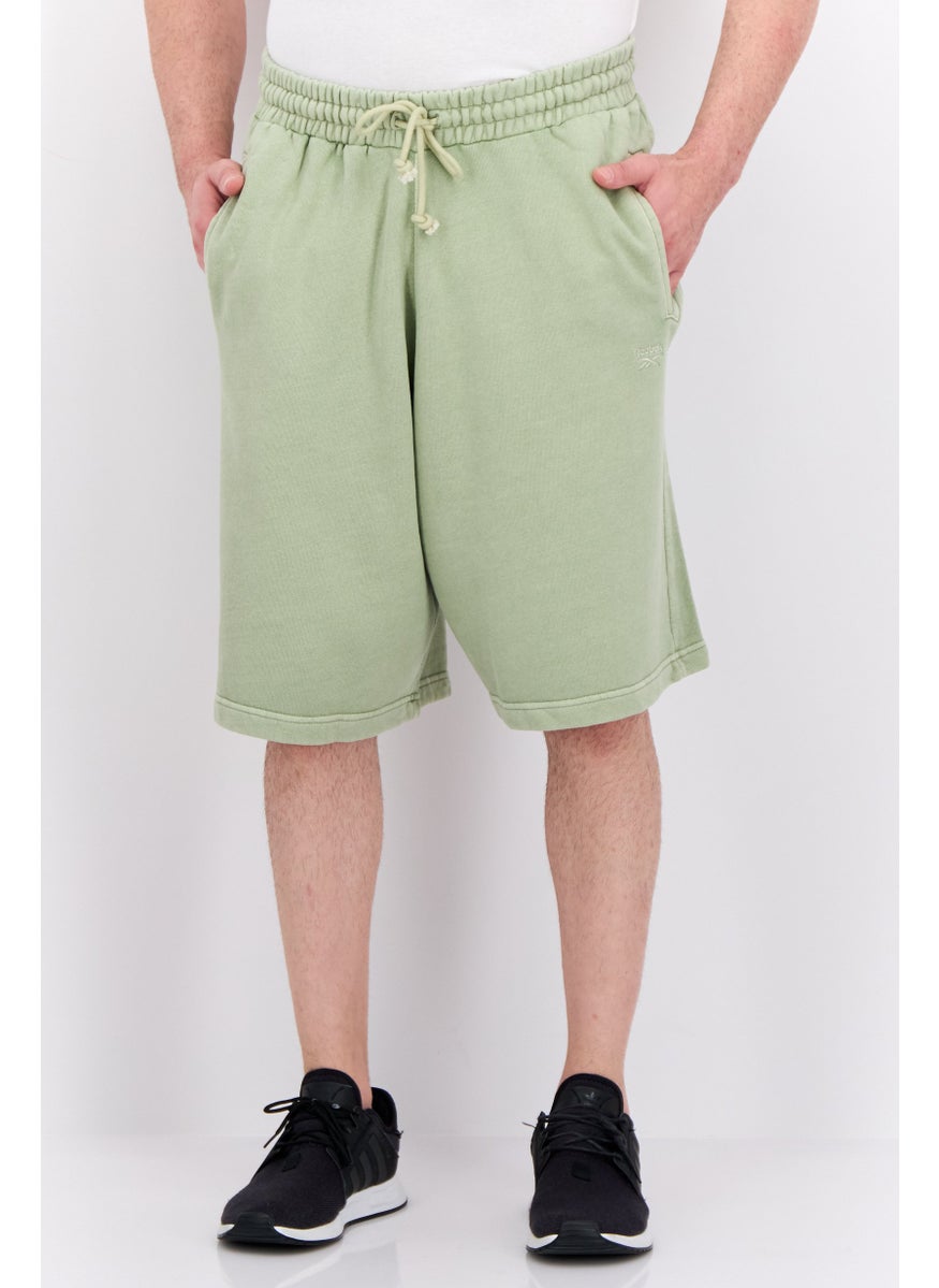 Men Sportswear Fit Outdoor Shorts, Mint Green