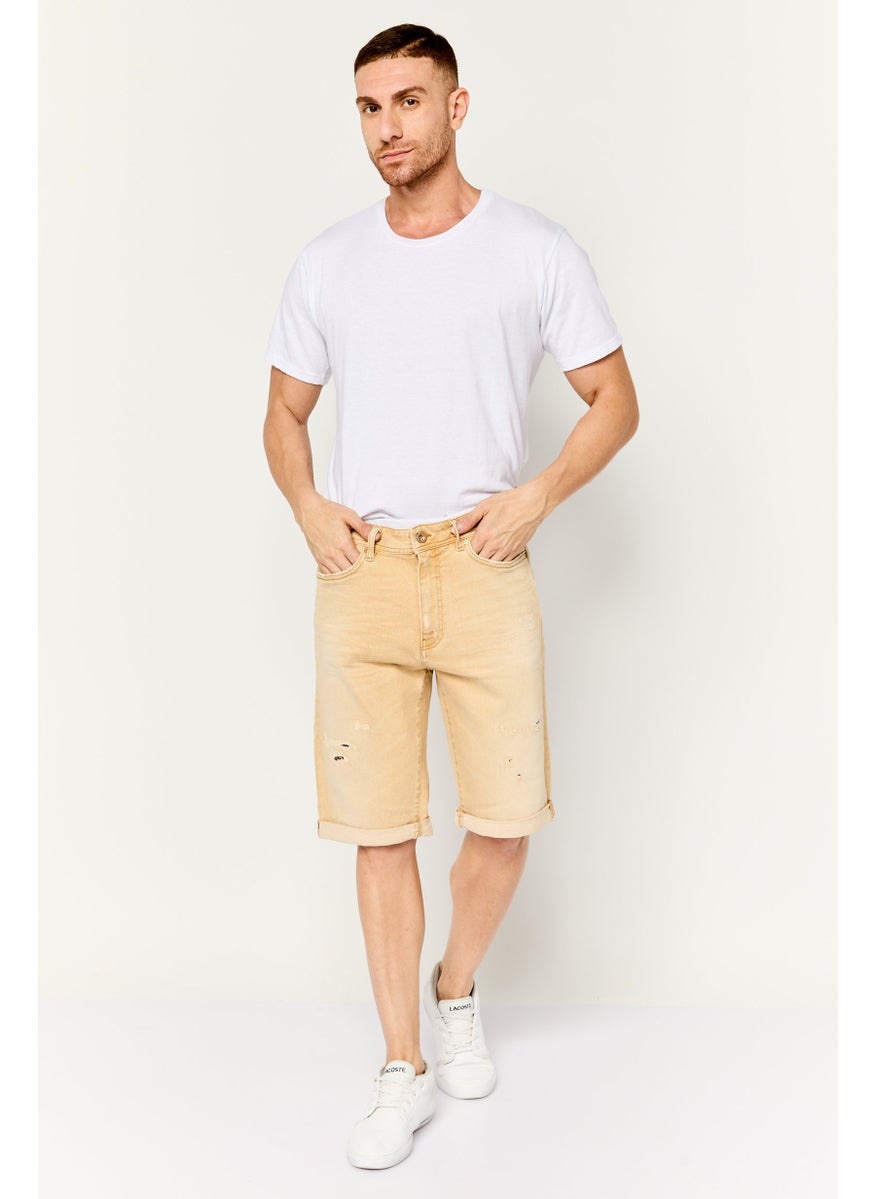 Men Rip Basic Shorts, Khaki