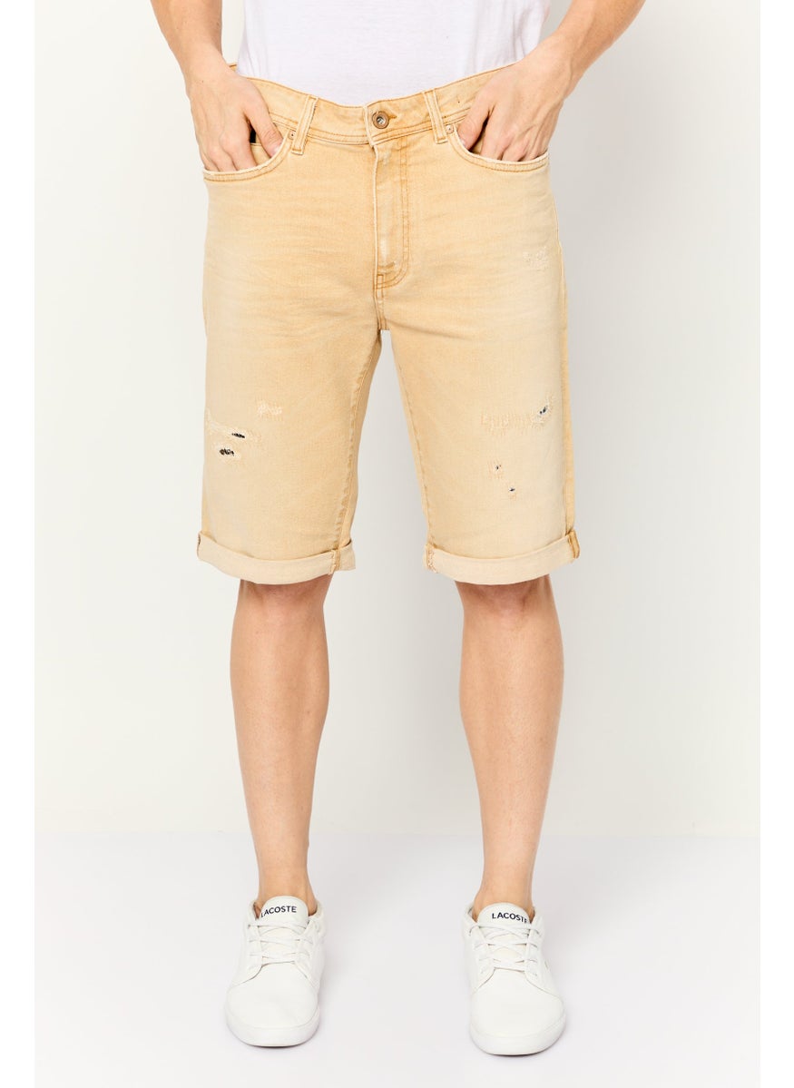 Men Rip Basic Shorts, Khaki