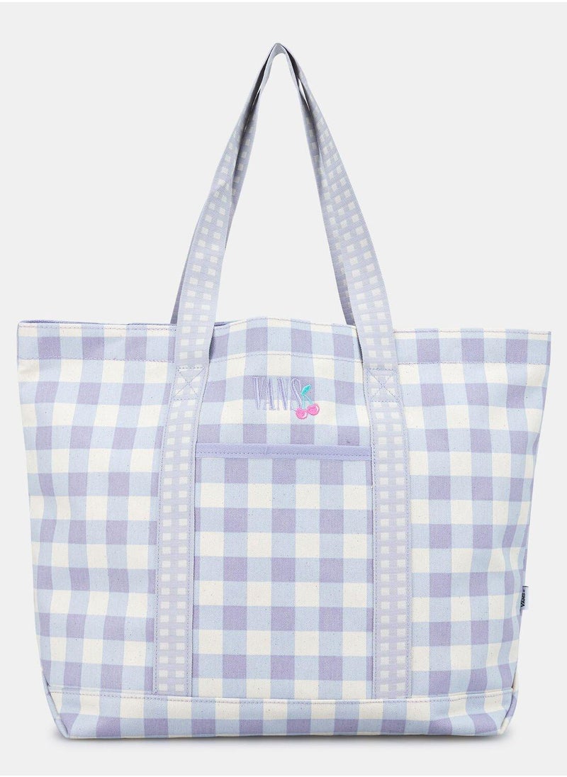 Women's Mixed Up Gingham Tote Bag