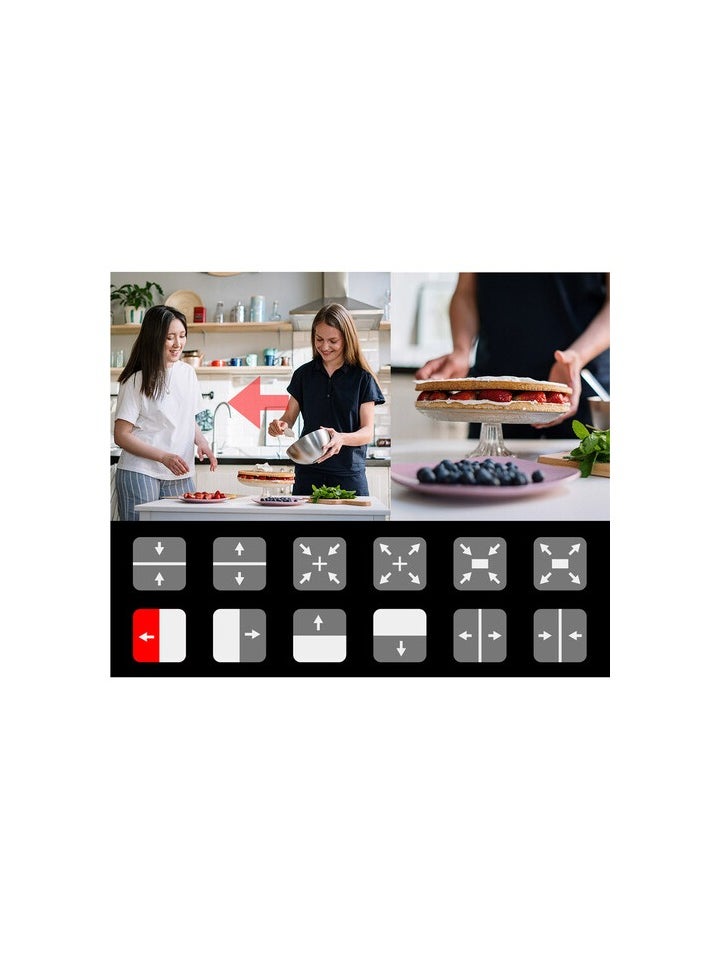 FEELWORLD L4 10.1 Inch Touch Screen Video Switcher 10.1 inch Touchscreen, Real-time Preview 5 Input Sources PST PGM and Operation Interface