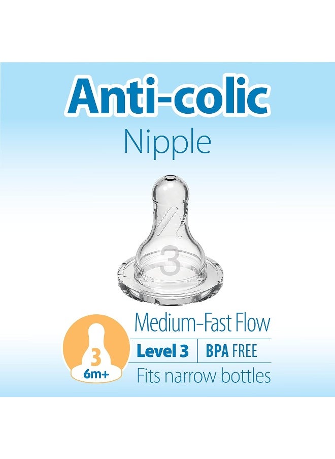 Dr. Brown's Original, Level 3 (6m+), 6 Count