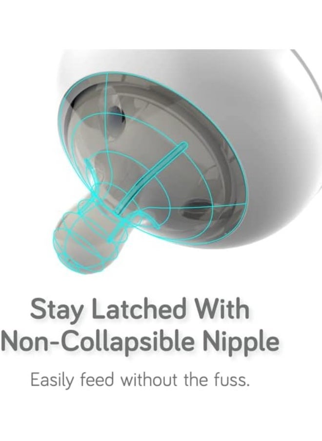 Nanobebe Flexy Silicone Bottles Nipples Triple Vented Twin-Pack - Slow Flow