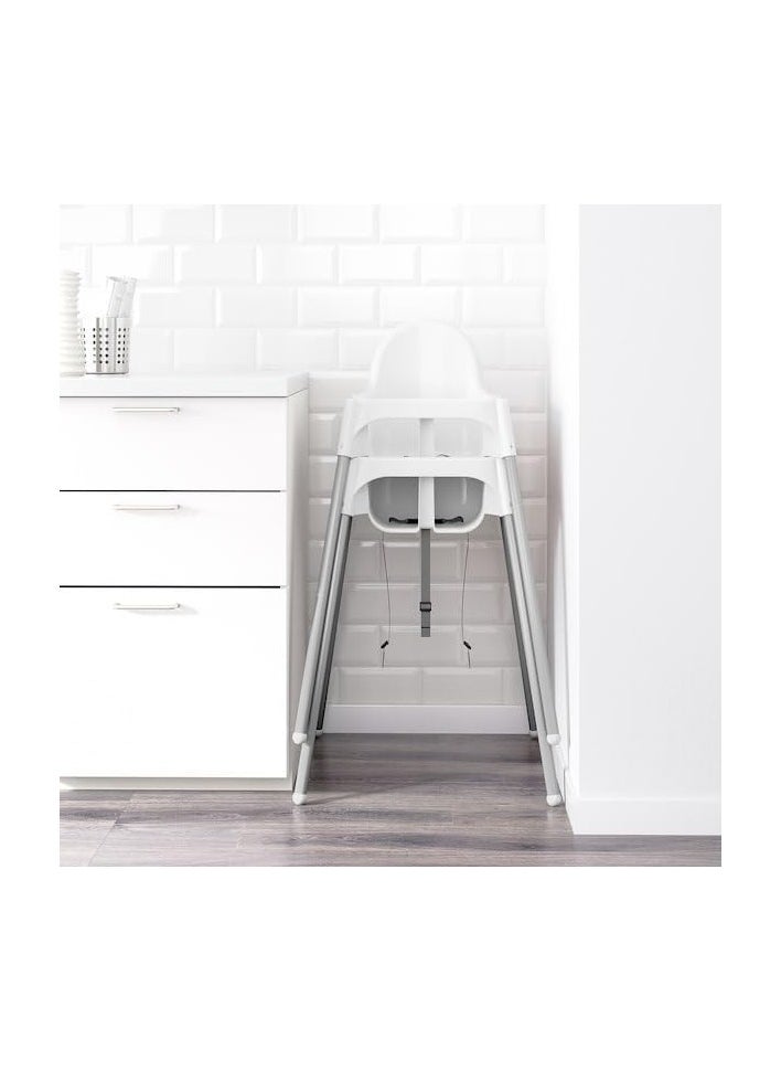 Multi-Functional Baby Feeding Chair - Adjustable High Chair With Dining Tray And Safety Seat Belt For Children