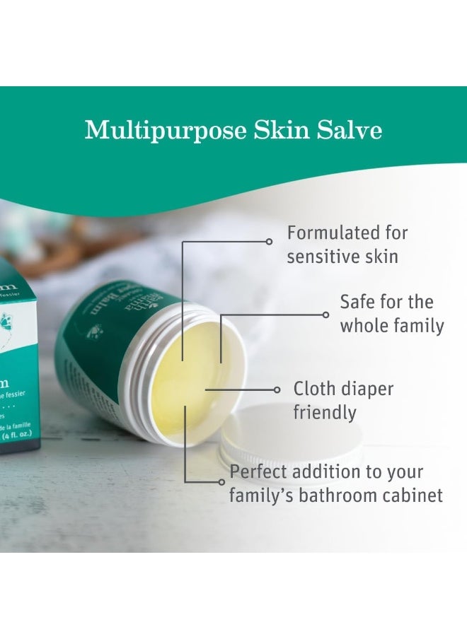 Earth Mama Organic Diaper Balm | Safe Calendula Cream To Soothe And Protect Sensitive Skin, Non-GMO Project Verified, 2-Fluid Ounce