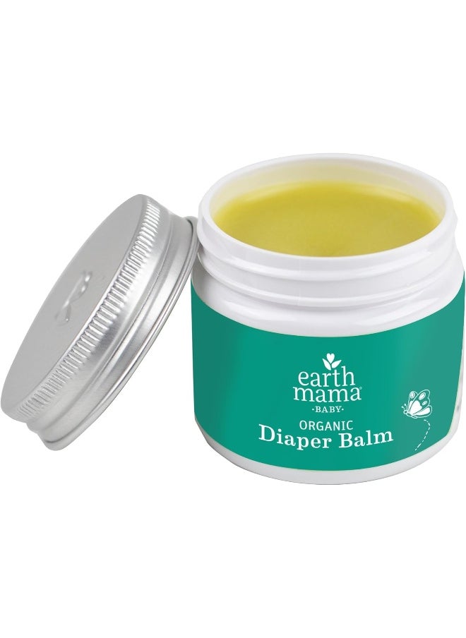 Earth Mama Organic Diaper Balm | Safe Calendula Cream To Soothe And Protect Sensitive Skin, Non-GMO Project Verified, 2-Fluid Ounce