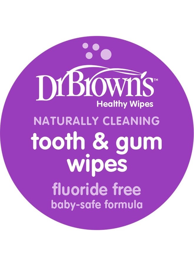 Dr. Brown's Tooth And Gum Wipes Pack Of 30