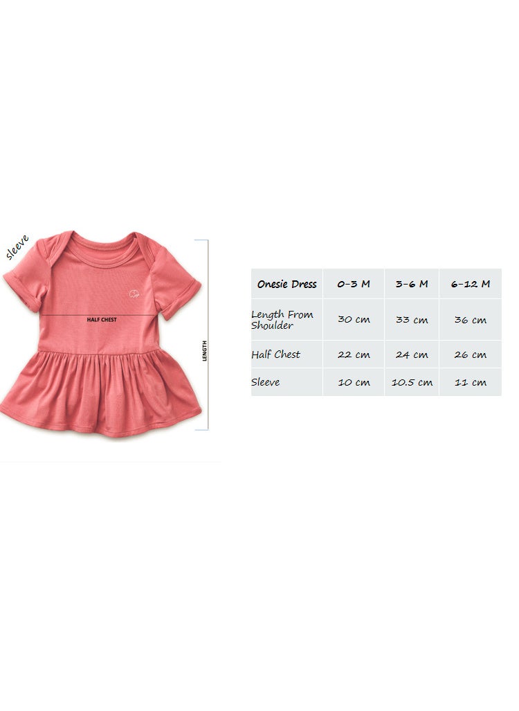 Organic Bamboo Spandex Onesie Dress Lilac