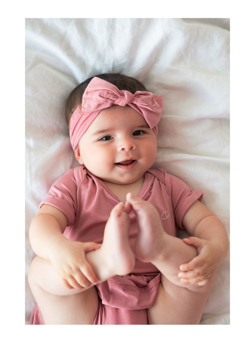 Organic Bamboo Spandex Onesie Dress Lilac