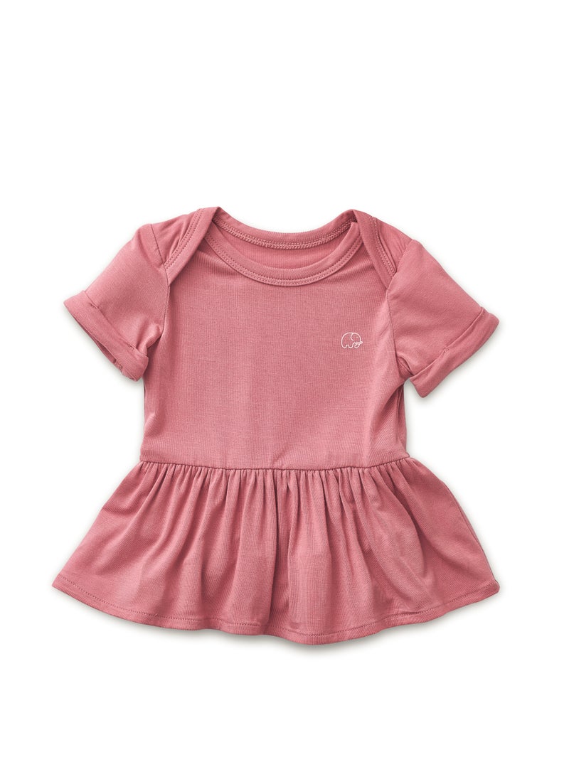 Organic Bamboo Spandex Onesie Dress Lilac