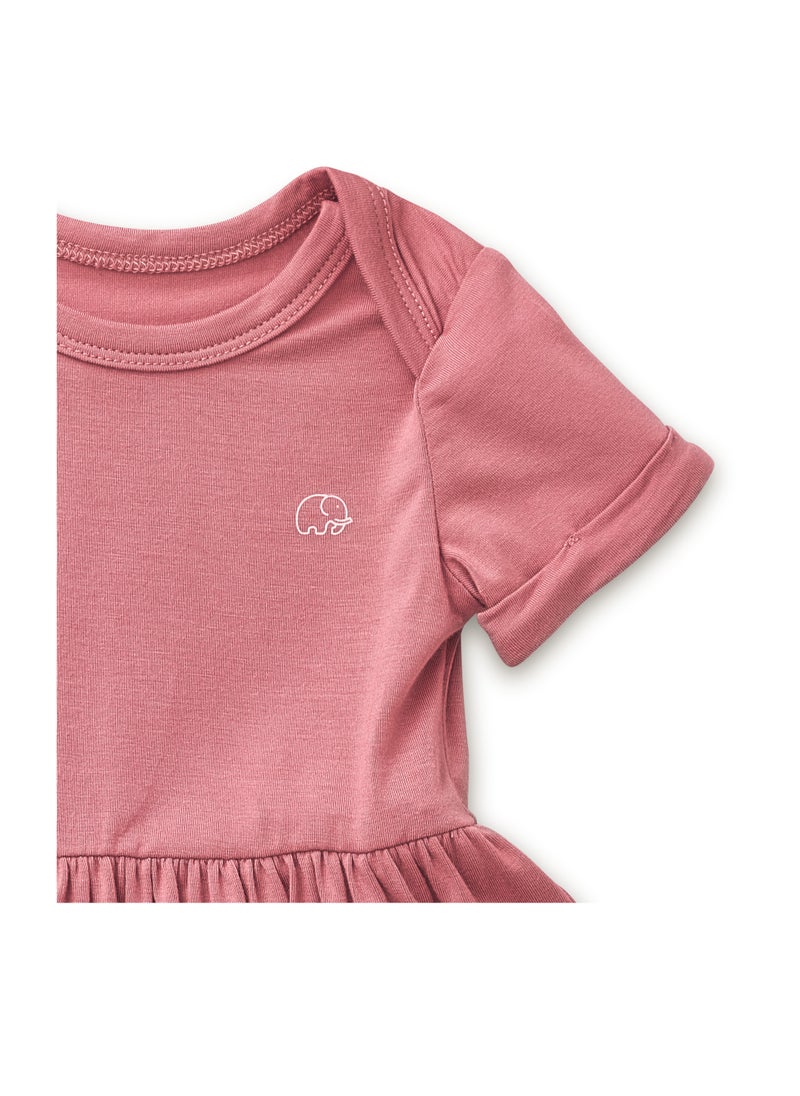 Organic Bamboo Spandex Onesie Dress Lilac
