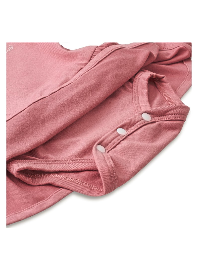 Organic Bamboo Spandex Onesie Dress Lilac