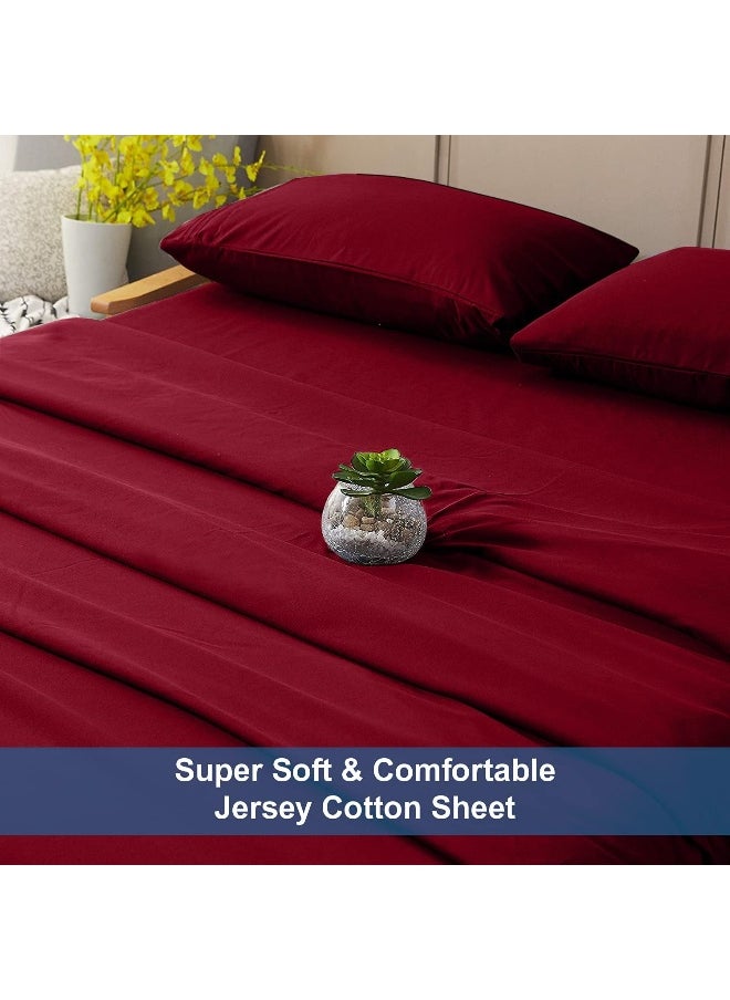 DAN RIVER California King Jersey Sheet Set